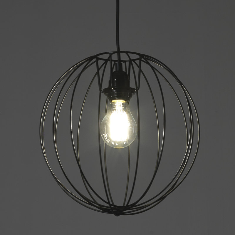 1 - Light Black Sphere Pendant