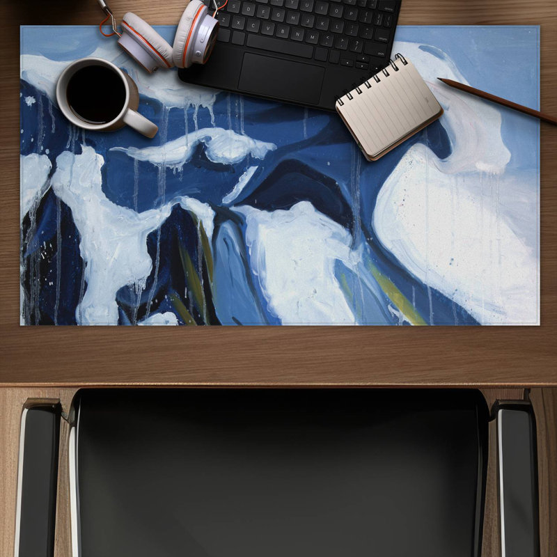 Wave in motion - 14.00"x24.25" Desk mat