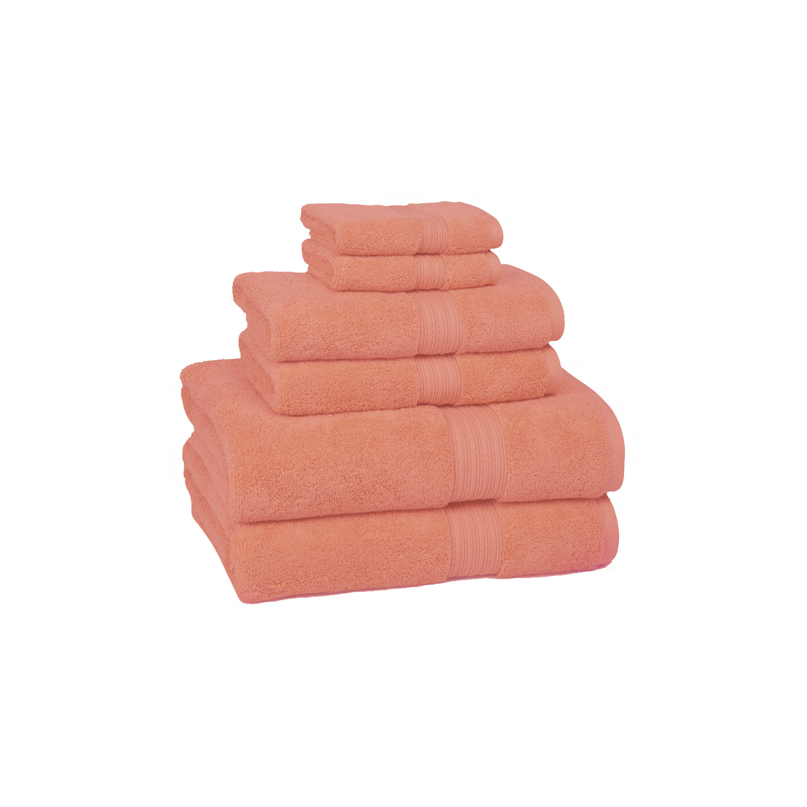 Leone Towel Set, Wild Salmon