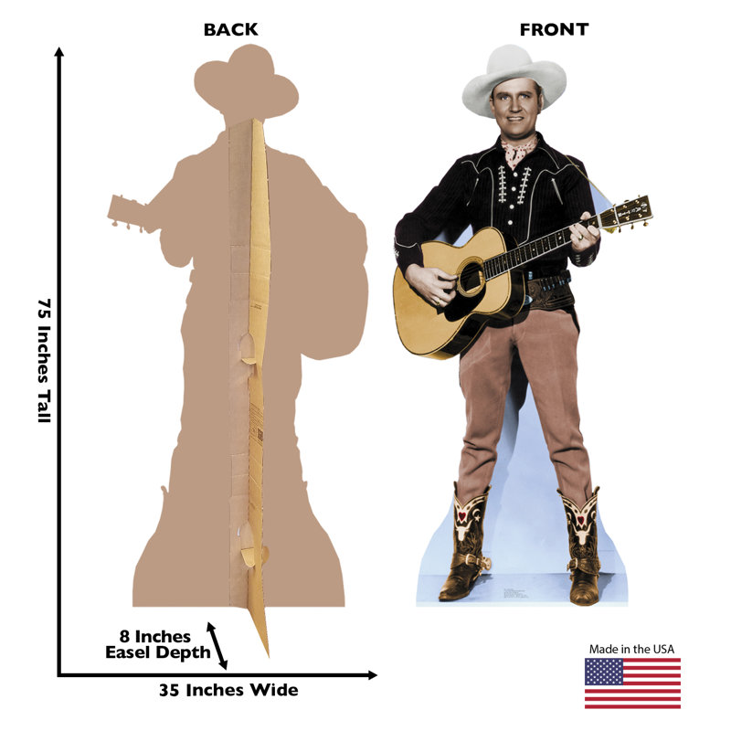 Gene Autry Life-Size Cowboy Cardboard Standup with Guitar