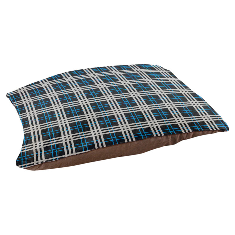 Coussin d’intérieur de luxe Baltimore football, Grand (l 40 po x P 30 po x P 5 po), Carolina Blue/Black/White