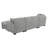 Gray Right Side Facing Chaise Sectional