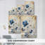 FLORAL Series LVI - Toile tendue avec châssis Premium - Prêt à accrocher-287218656