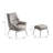 Washington Upholstered Accent Chair with Ottoman-96830461