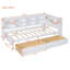Lit de jour en bois avec 2 tiroirs, lit de jour avec tablette de rangement et ports de chargement USB-927158557-927158559