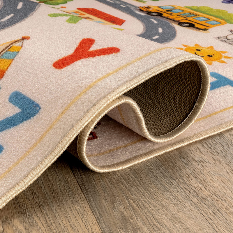 Sonya Washable Indoor Rug, 5 pi 3 po x 7 pi 3 po