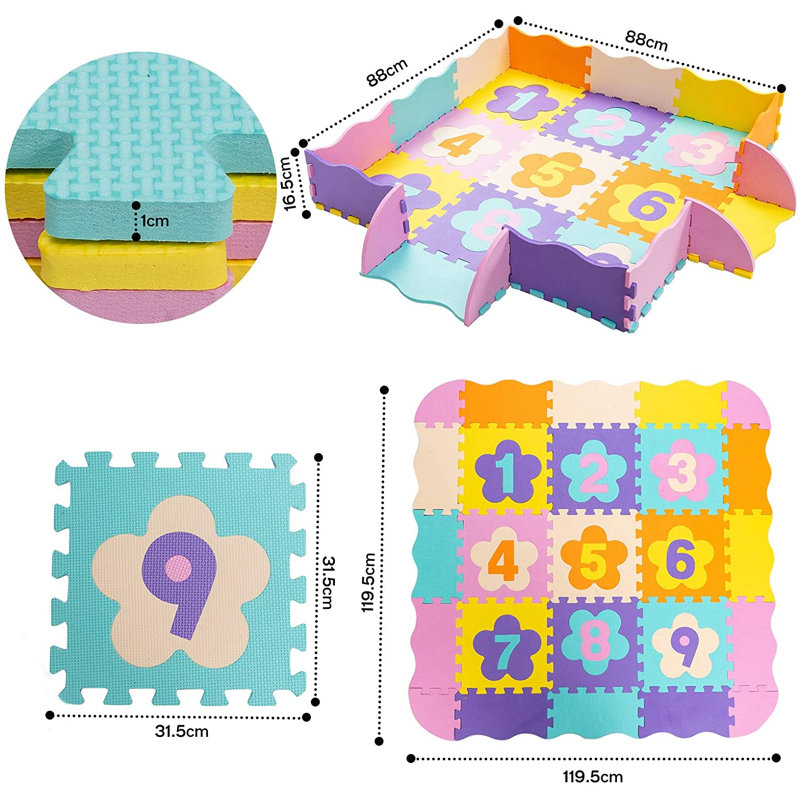 Alisson 119.5cm L Fabric Playmat