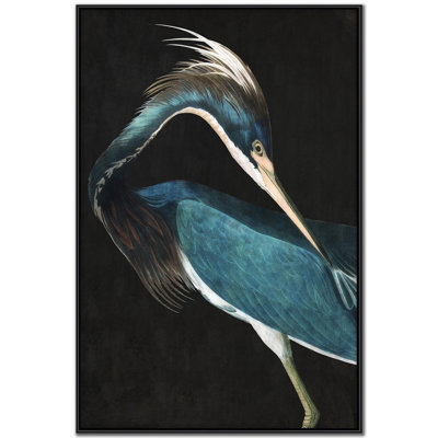 Majestic Blue Heron I Canvas Wall Art