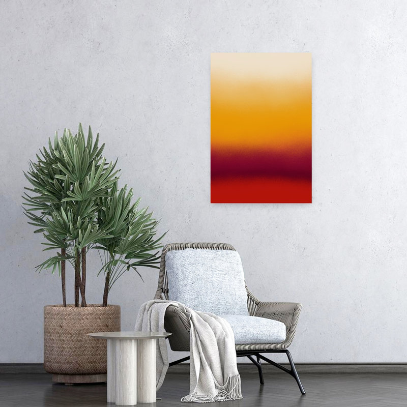 Art contemporain contemporain abstrait coloré, H 24 po x l 16 po