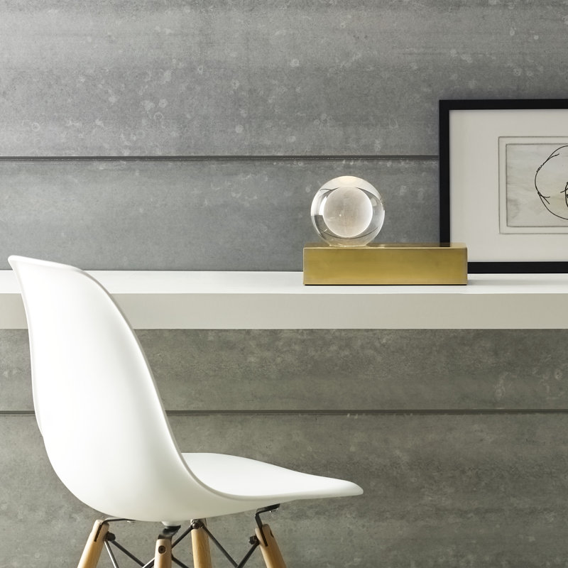 Mina LED Table Lamp, Natural Brass