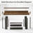 Wooden Console Table, Narrow Long Wood Sofa Table, Living Room Table Rectangular Sofa Table Behind The Couch