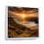 White Floater Framed