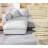Upholstered Deep Seat Sofa with Ottoman-104735744