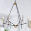 6 - Light Dimmable Sphere Chandelier