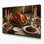 Art mural sur toile brune