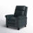 33.5" Wide Traditional Breathable Top Grain Genuine Leather Pushback Recliner-2063081708