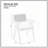 Wooden Frame Upholstered Dining Chairs Set of 2