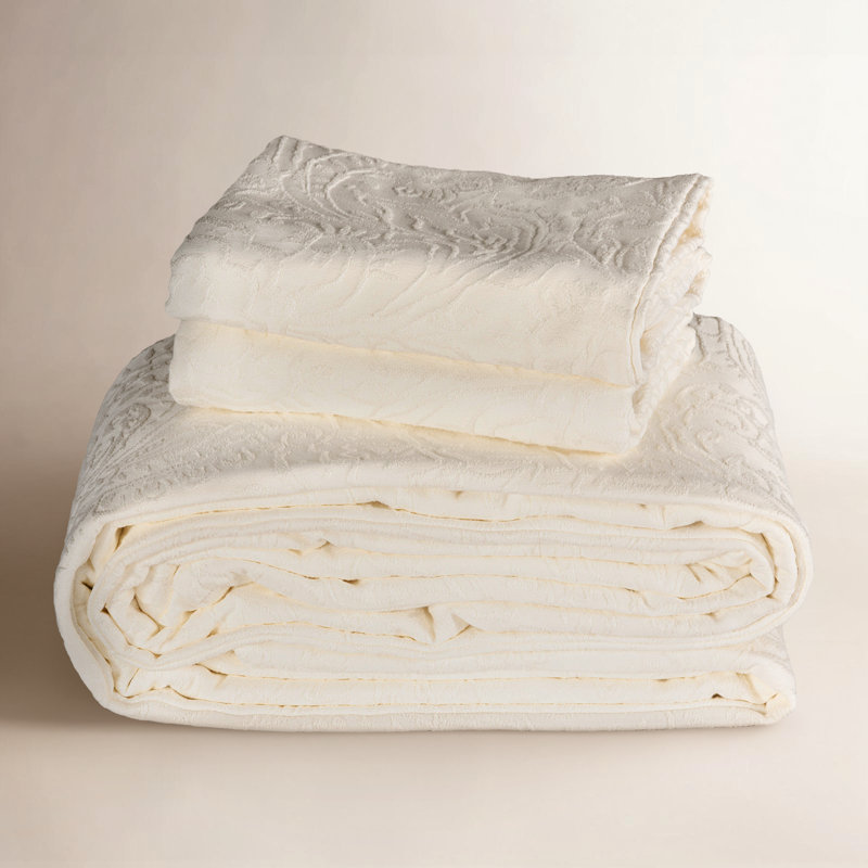 Birch Lane Recover Vanilla Duvet Cover Set, Full Duvet Cover + 2 Standard Shams
