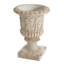 Urne de jardin MGO, blanc antique, H 27 po