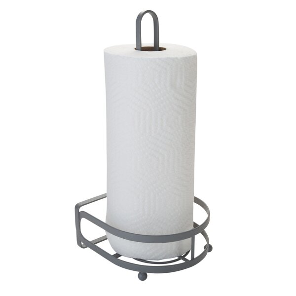 Paper Towel Holder // Gray // Metal Kitchen Paper Stand