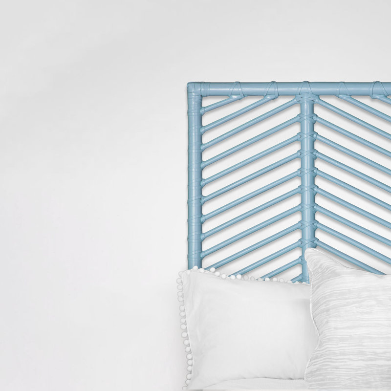 Liam Open-Frame Headboard, Pool Blue, King