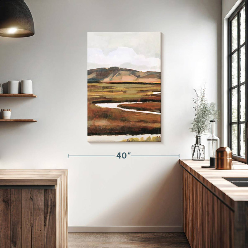 Avery Mountain Field I, 39" H x 26" W