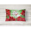  Coussin intérieur / extérieur Bull Terrier Poinsettas