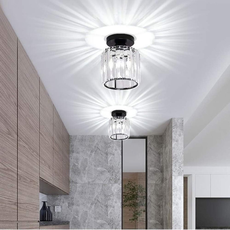 Semi Flush Mount, Black