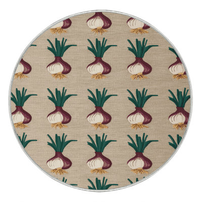  Tapis lavable avec légumes et échalotes