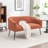 Upholstered Faux Fur Loveseat-1108305445-1108305446
