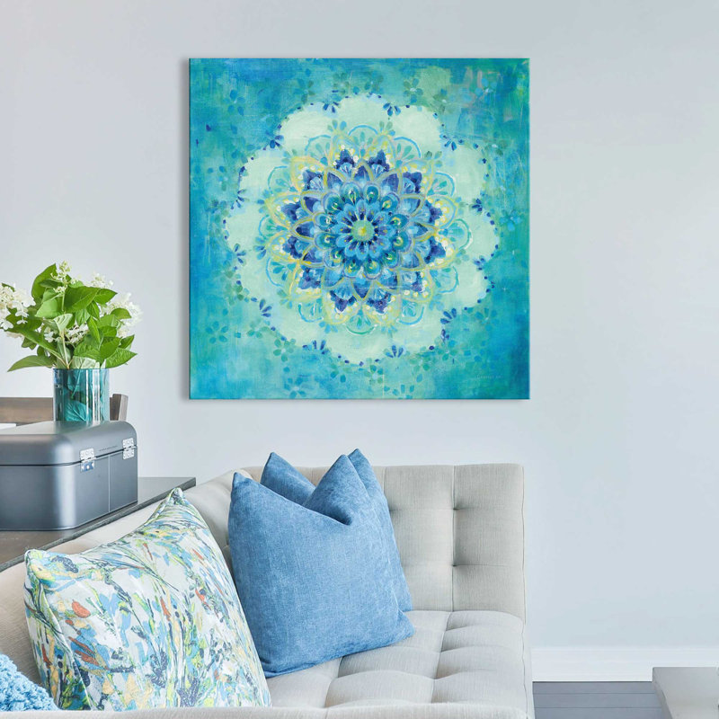 Coastal Jewels - Peinture, Toile tendue, H 24 po x l 24 po x P 1,5 po