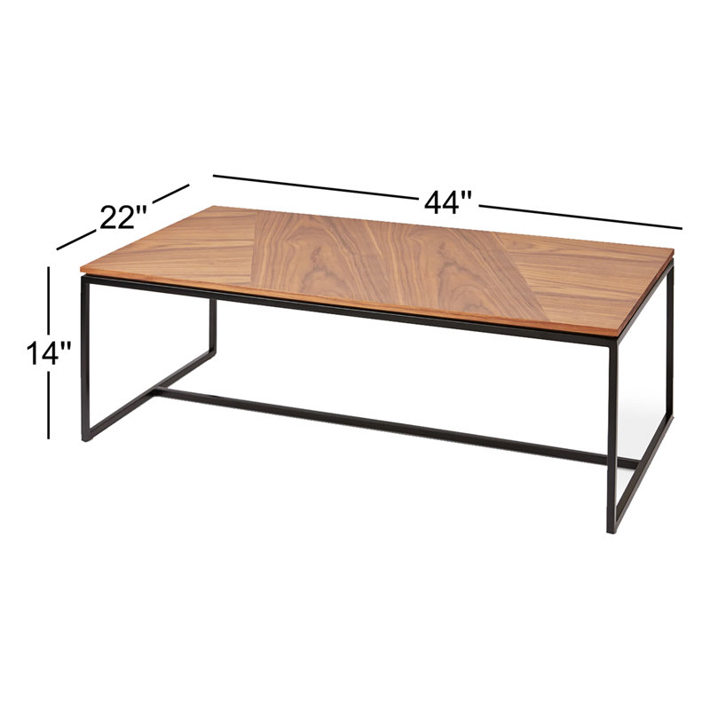 Tobias Coffee Table, Walnut