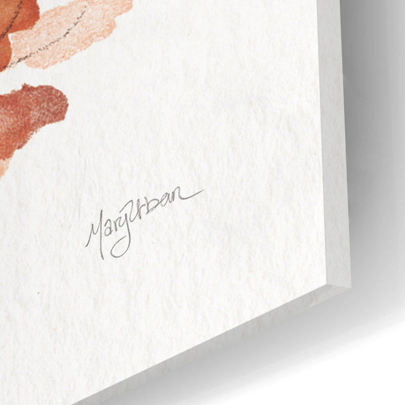 «Autumn Dogs» par Mary Urban, H 12 po x l 12 po x P 0,13 po