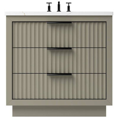 Lecrieú Three-Drawer Single Bath Vanity
