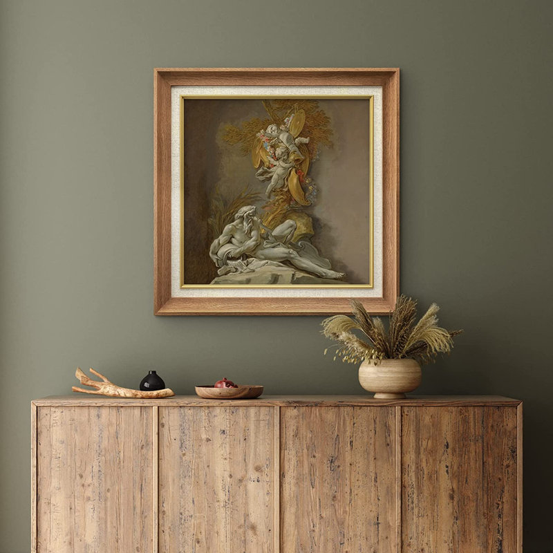 Fontaine de Vénus - peinture sur toile encadrée, Naturel