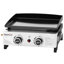 Royal Gourmet Portable 17 Inch 2-Burner Tabletop Gas Griddle, Black