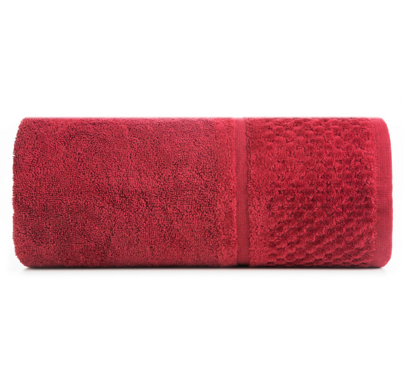 Isilda Midweight Jacquard Hand Towel, Red