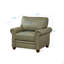 Chaise de salon simple avec pieds en bois