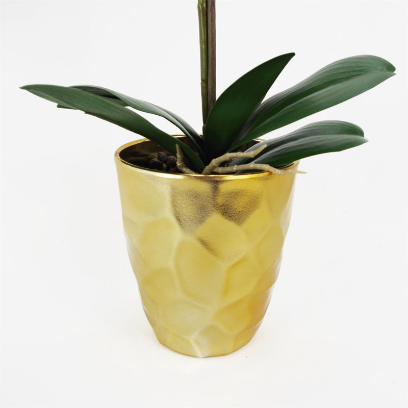 54cm Faux Plant in Pot Liner, White