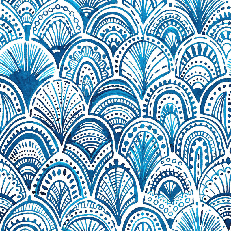 Panneau de papier peint Mardella, L 10,4 po x l 25 po, Papier