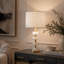 Lampe de table 13 x 13 x 26 pouces avec corps en marbre