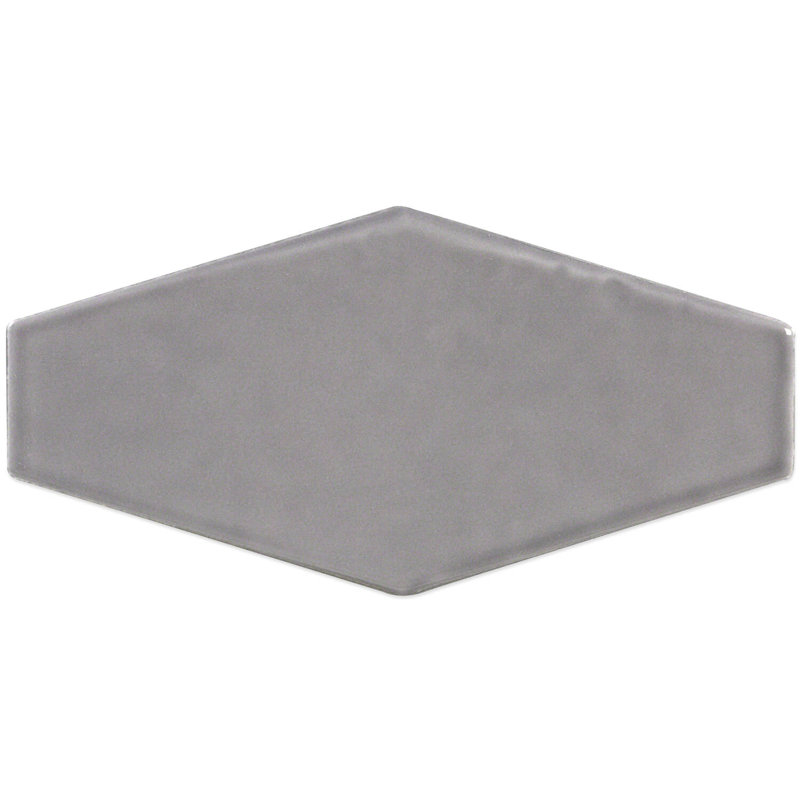 Carrelage mural en céramique 4 "x 8" Midland Hexagon (5,38 pieds carrés / boîte), Gris anthracite