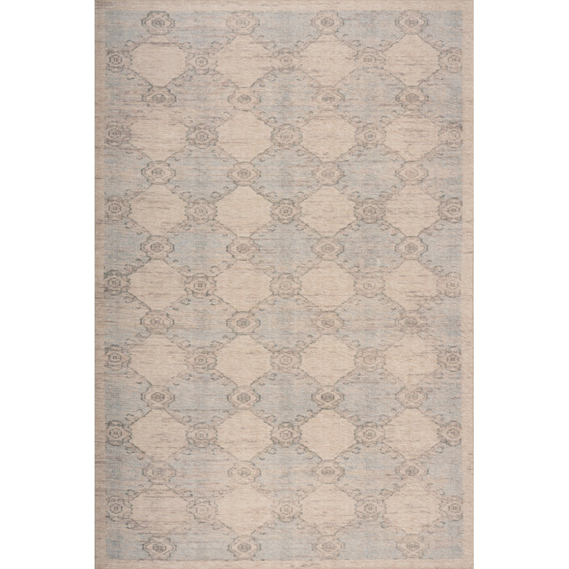  Brinelle Traditional Diamond Indoor Washable Area Rug, Runner 2'8" x 8', Blue