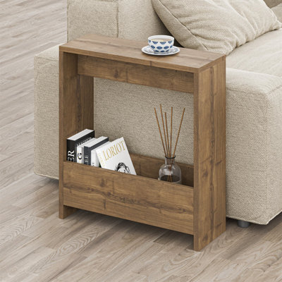 Beeler Modern Slim Compact Side Table