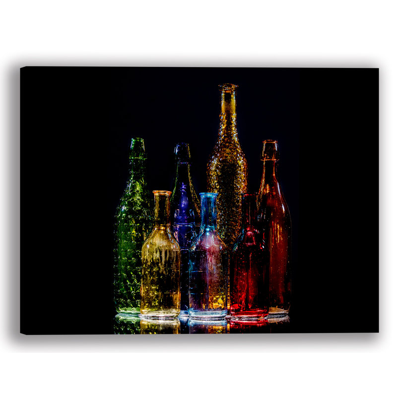 Vibrant Glass Symphony - impression, H 12 po x l 16 po x P 1 po