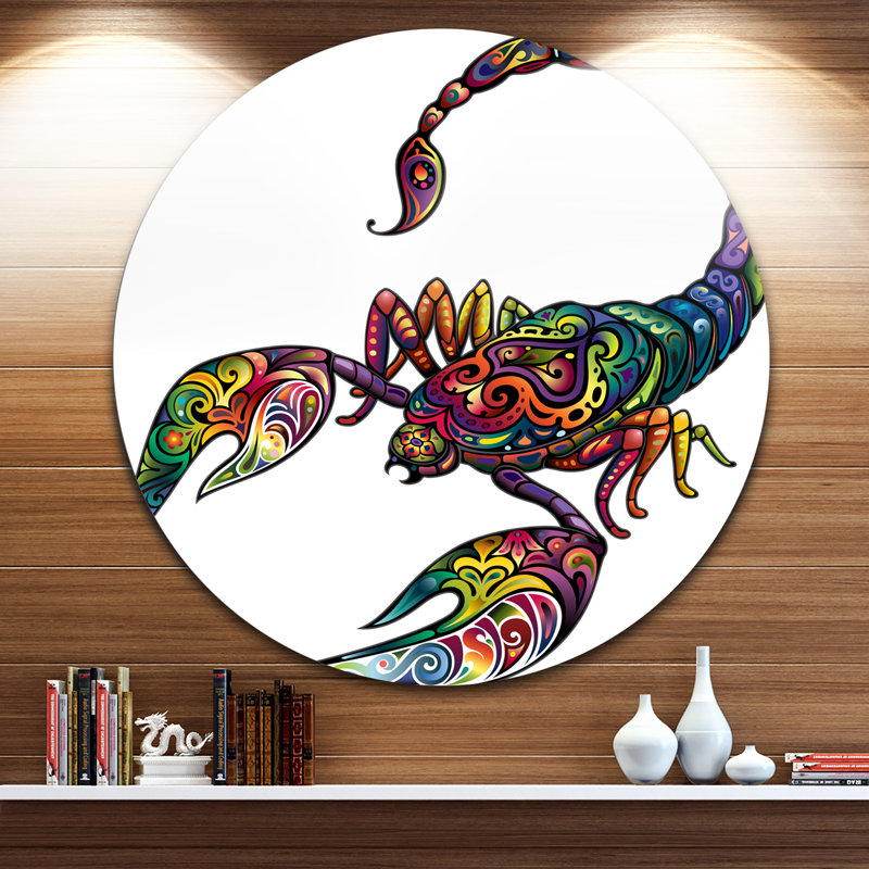 Animal «Cheerful Scorpion», impression, H 11 po x l 11 po x P 1 po, Métal