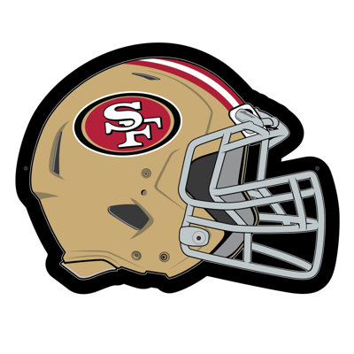 NFL LED Helmet Shaped Lighted Wall Sign