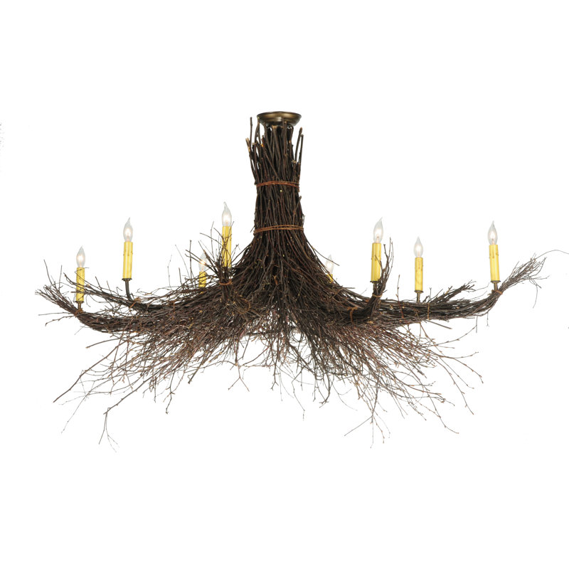 Rustic Lodge 8 - Light Chandelier