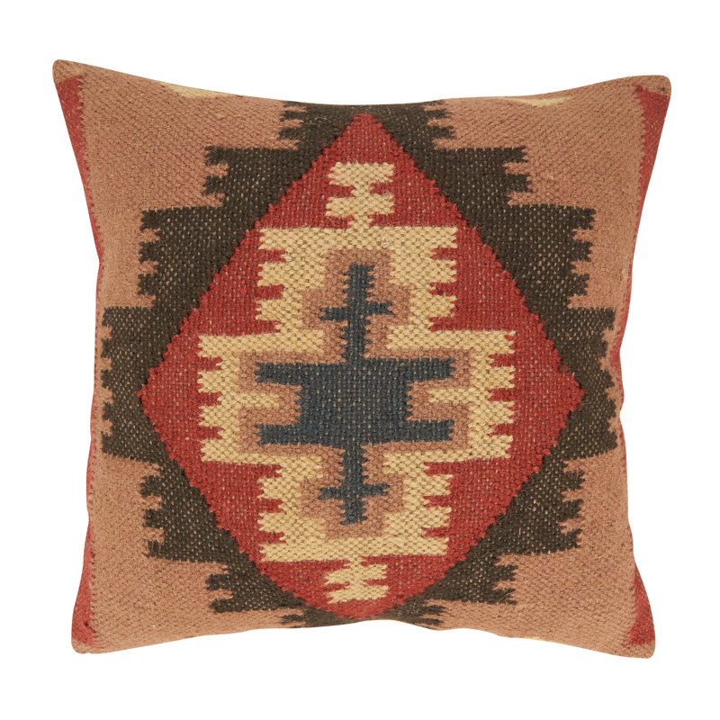 Kilim Wool Throw Pillow