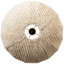 Lampe sur pied en tissu beige Colberta